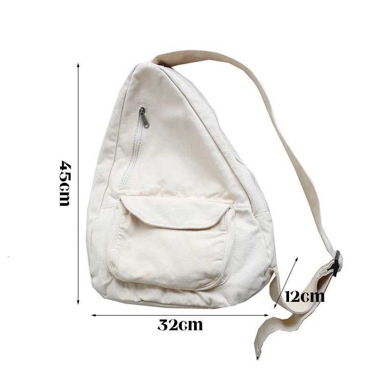 Fashion Unisex Canvas Ch Bag Outdoor Travel Cross Body Shoder Sling Backpack Bags Messenger Bag Crossbody Bag Miti Pocket Y251121