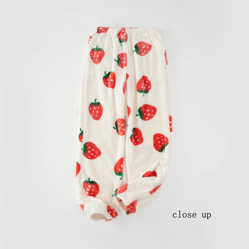 Men Autumn Winter Full Length Pajama Pants Thicken Flannel Sleep Bottom Casual Soft Warm Homewear Plus Velvet Loose Pyjama Pant 251111