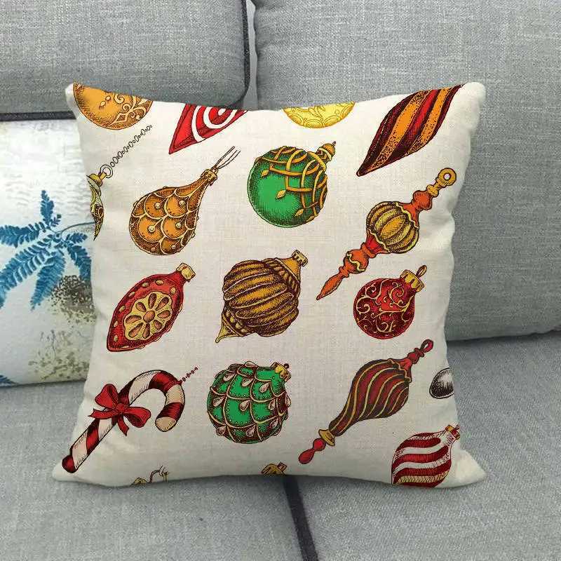 Creative Minimst Retro Collection Digital printing short plush covers for car sofa office cushion cover home goods C251121