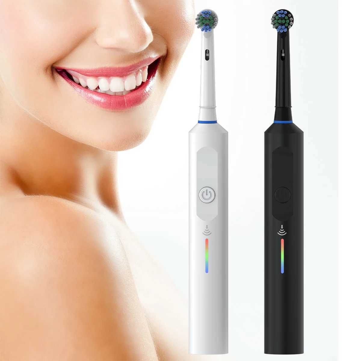 Electric Toothbrush Rotary Round Head Adult Soft Bristle Induction Automatic Mens And Womens Couples Set Compatible With OraL C251121