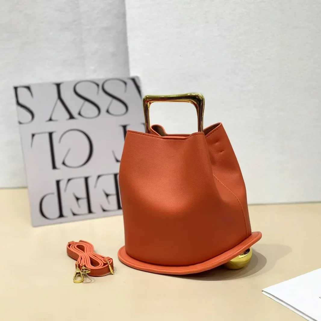 Casual Cmuter Wens Bucket Handbag Simple Design Versatile Tote Crossbody Bag Polyer Lining Medium Hardness PU Material Y251121