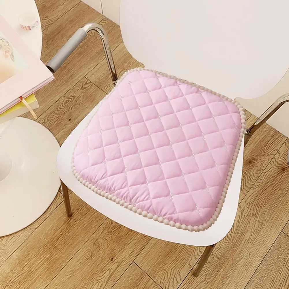 Chair Mat Zipper Design Comfortable Seat Cushion Easy To Clean Strap Fixed Chair Cushion For Home Office Wood Dining Chair Pads C251121