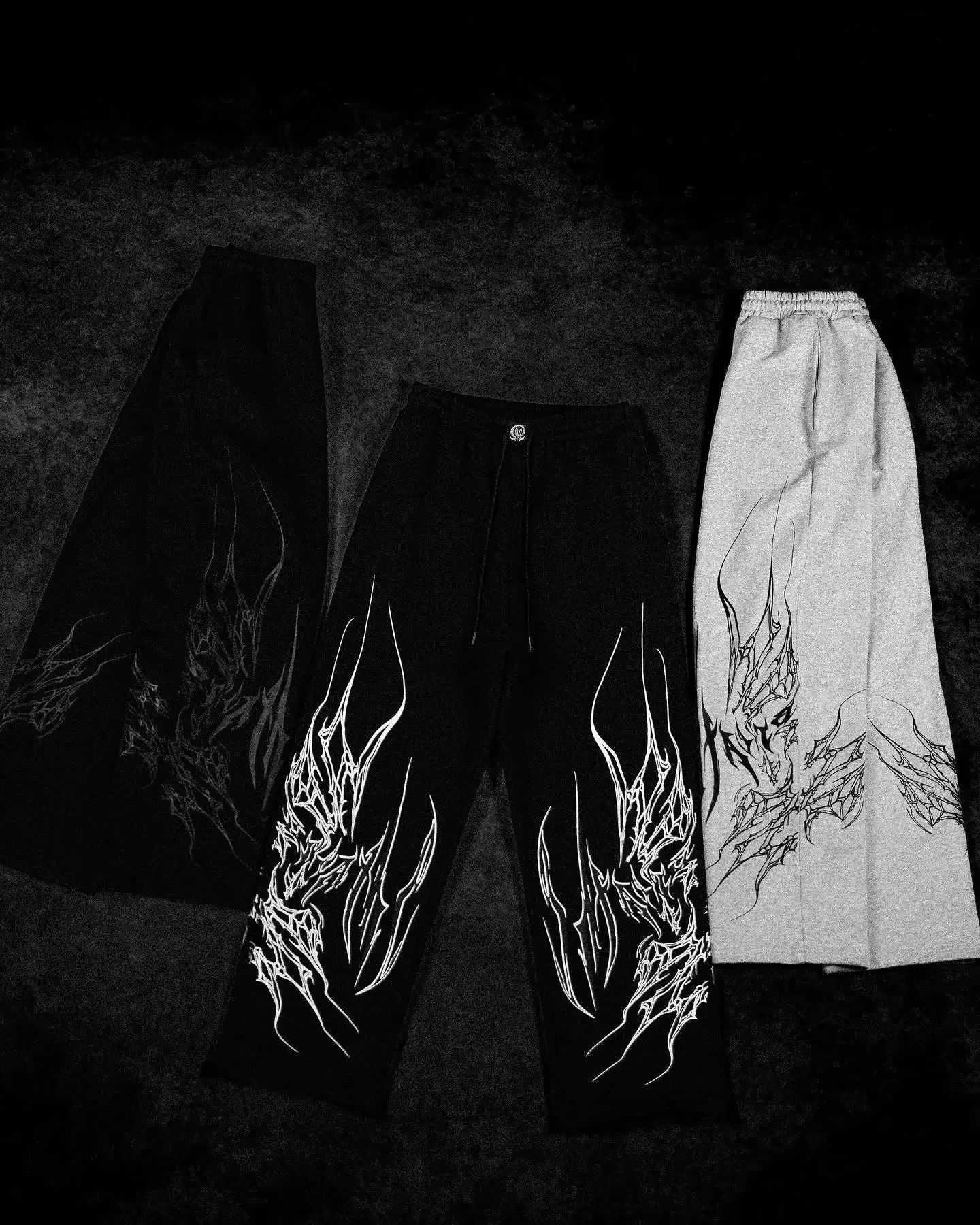 Breathedivity sweatpants for mens fitness Abyssal Void Darkness style oversized high-quality printing casual fast drying Trouser X250421