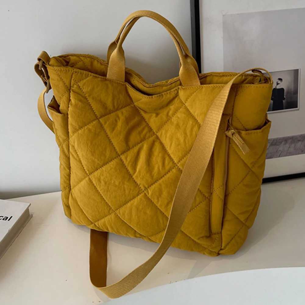 Wen Puffer Hobo Handbag Zipper Fluffy Crossbody Bag Large Capacity Padded Shoder Bag Sahel Travel Bag Cmuting Bag Y251121