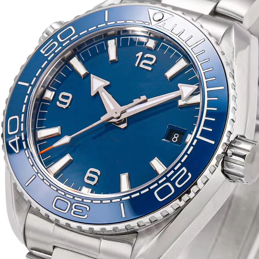 Men Watches 43mm Orange Color Ceramic Bezel TOP Designer Watch High Quality Automatic Movement Sapphire Waterproof