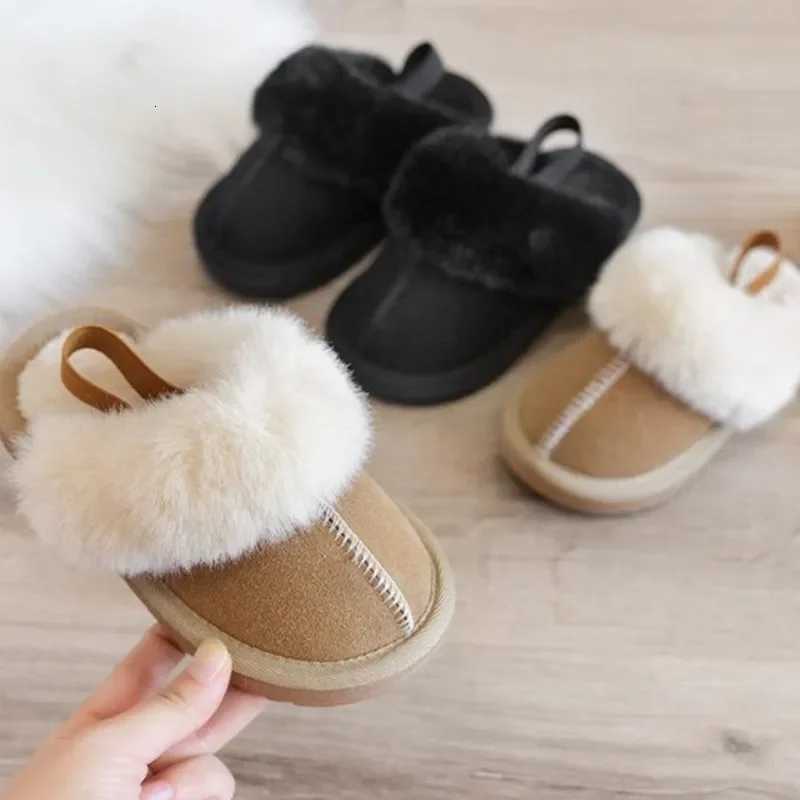Winter New Comfortable Flat Top Velvet Womens Boots with Fashionable Childrens Slippers and Elegant Casual Womens ShoesW251121