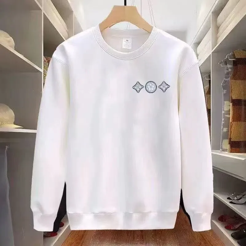 Designer Men's Hoodies Cotton new presbyopic letter Crewneck Sweatshirts for Men Women Oversized Vintage Breathable Loose Fit High Street casual 