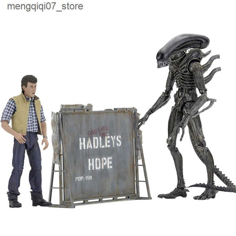 Alien vs Predator Carter J Burke Alien Warrior Action Character Model Toy Set 2 Cool Doll Birthday Gifts Q250421
