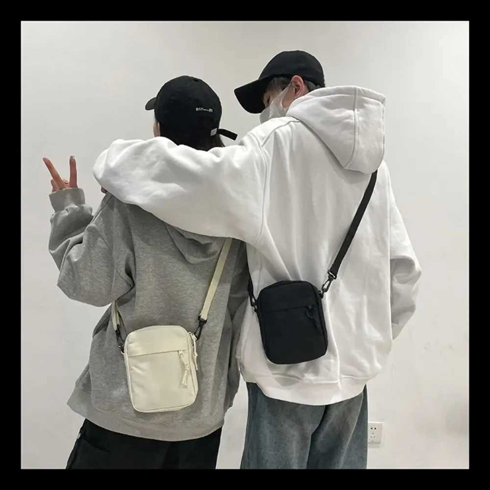 New Oxford Cloth Crossbody Bags Long Shoulder Strap Black White Khaki Shoulder Bag Minimalists Tote Bag Men WomenT251121