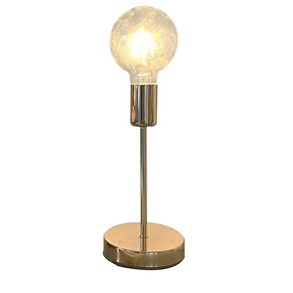 Bedroom Bedside Lamp Golden Modern Simple Model Room Decor Table Lamps College Dorm Study LED Desk Lamp E27 Table Light Fixtures C251121