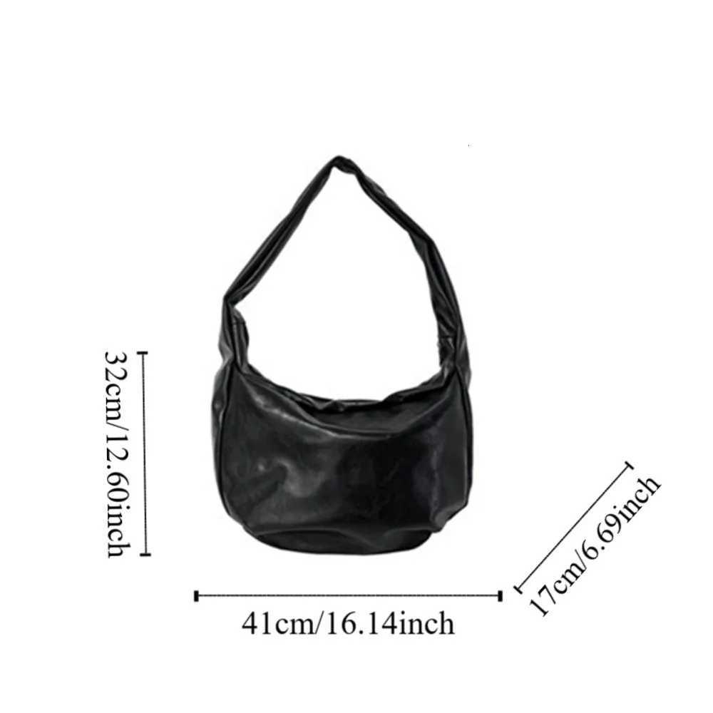 Japanese Style PU Leather Shoulder Bag Large Capacity Streetwear Casual Chest Pack Lightweight Multi-FunctionalT251121