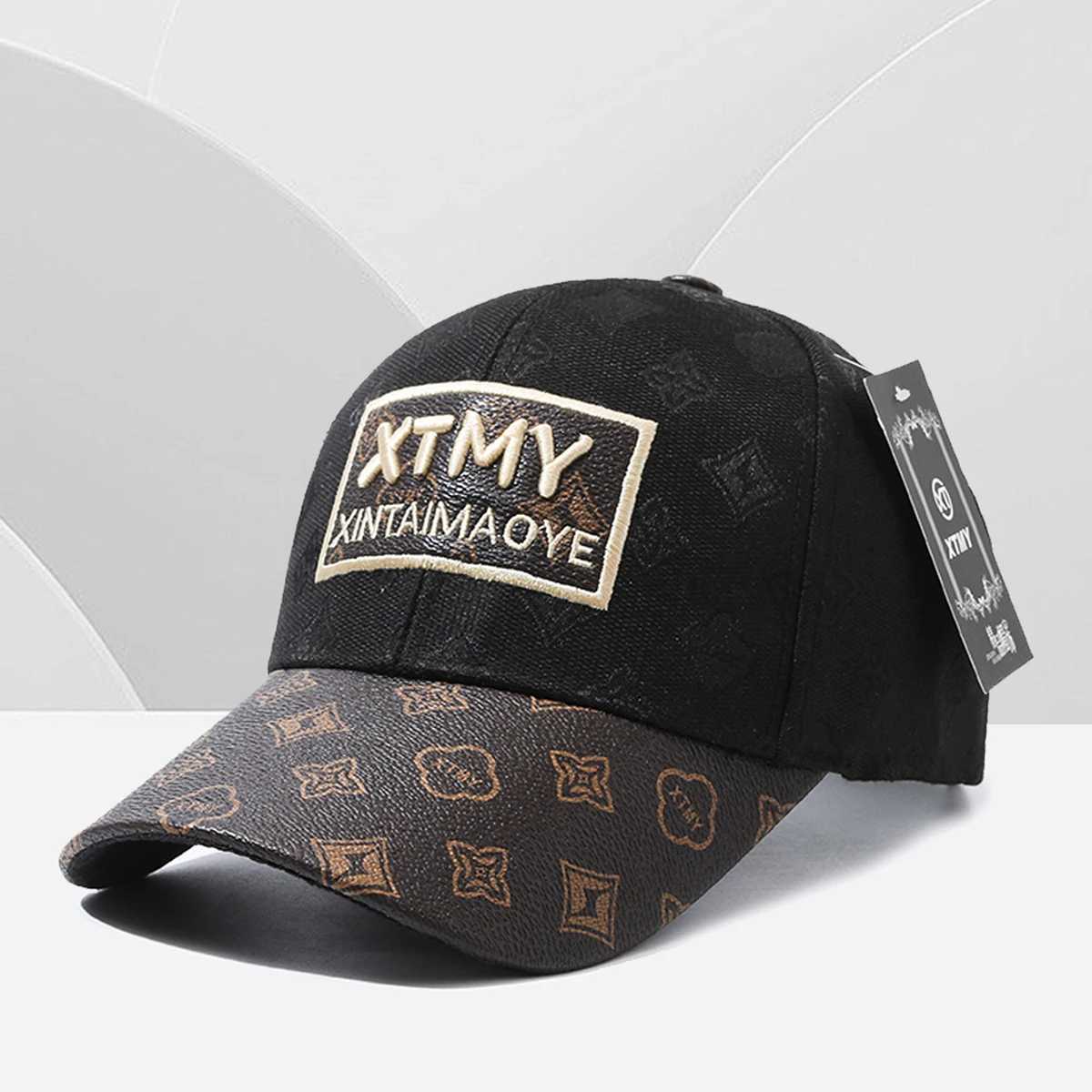 Mens Korean Version Trendy and Fashionable Embroidered Baseball Cap Adjustable Casual Versatile Sun Shading Duckbill CapT251121