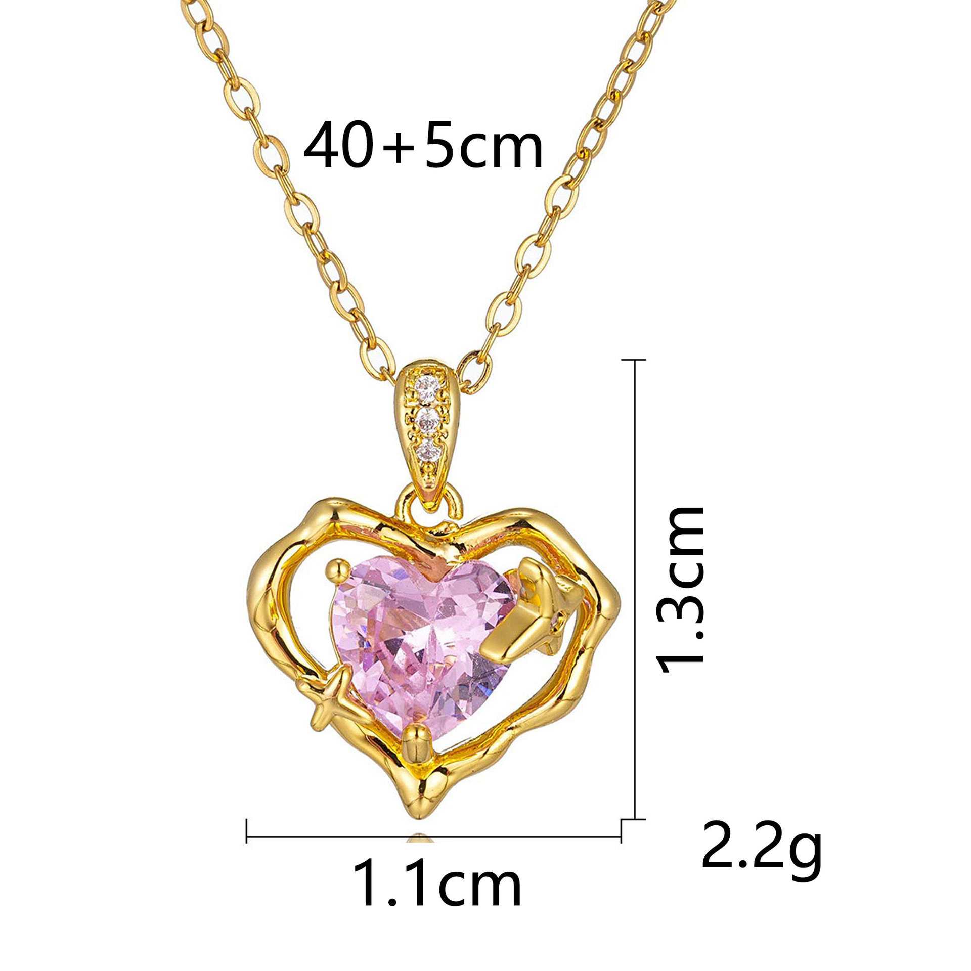 Love necklace for women versatile Bowknot ins clavicle chain moissanite chain designer necklace designer necklace woman diamond luxury jewelry women n - view 7
