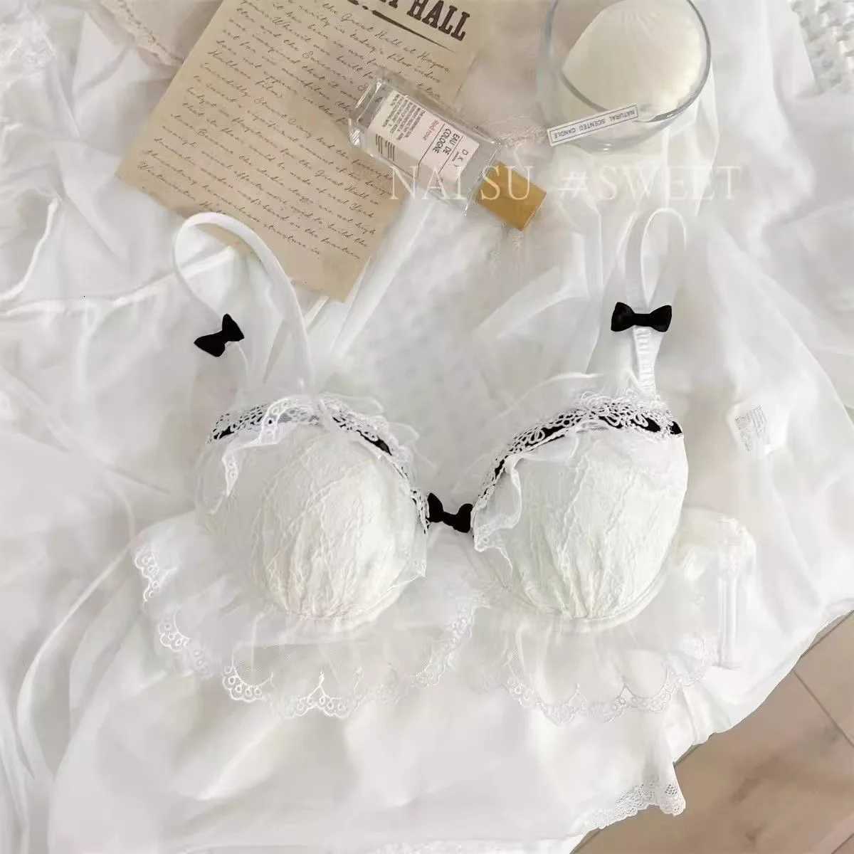 Lace Underwear Set Womens Small Breasts Gather Sexy Pure Desire Sweet Bra Cute BraXJ251106