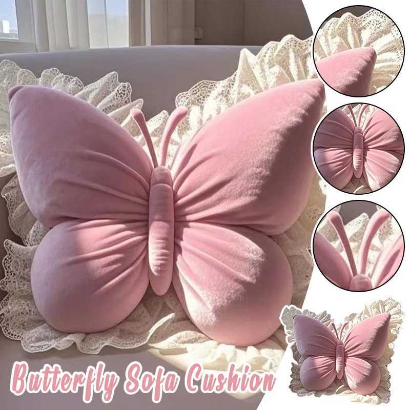 Princess Butterfly Office Lace Decorative Living Room Bow Bedroom Car Sofa Cushion New Home Decoration C251121