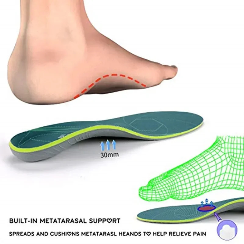 Flat Feet Template Arch Support Orthopedic InsolesMen Women Plantar Fasciitis Heel Pain Ortics Insoles Sneakers Shoe Inserts 251121
