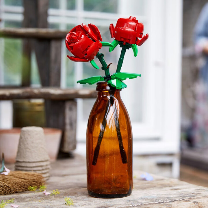 LEGO Flower Plants ICONS Series Puzzle Building Blocks Gift for Boys and Girls 40460 Roses