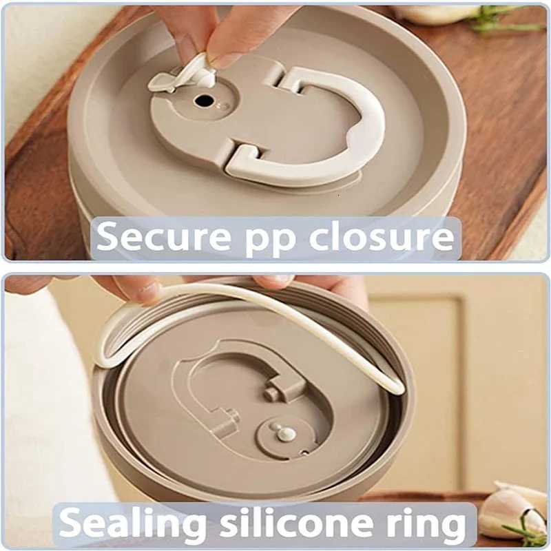 Portable Insulated Food Lunch Container Set with Thermal Lunch Box 3 Separate Stackable Lunch Container for Adult KidsM251121