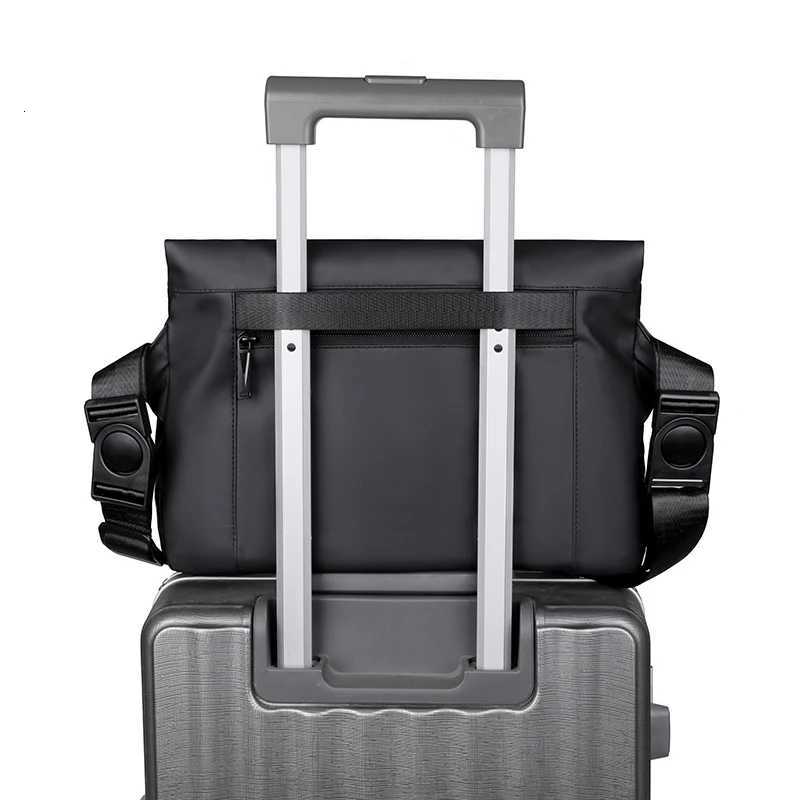 Fashion business crossbody bag large capacity mens briefcase shoder bag travel backpack Y251121