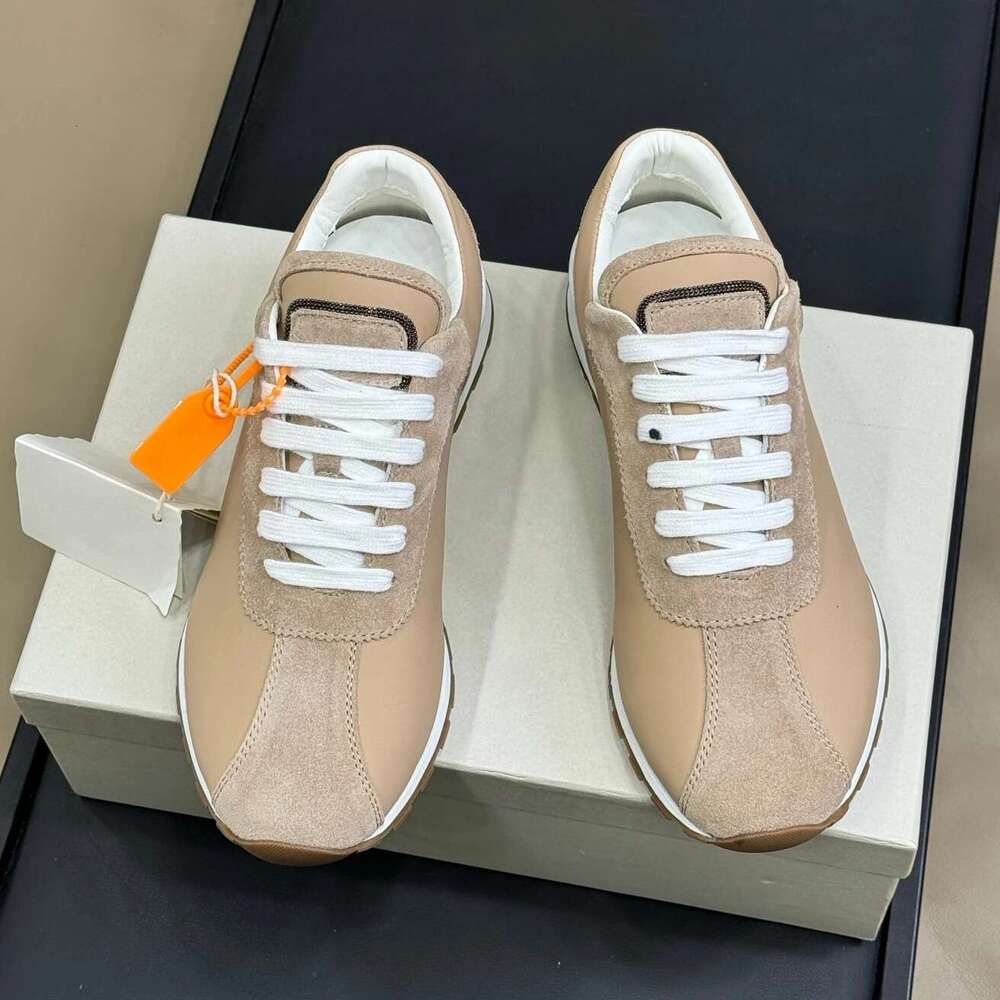 2025 Newest Spring Autumn Real Suede Round-Toe Lace-Up Casual Tennis Sneaker Sewing Shoes For Woman Sapato Feminino