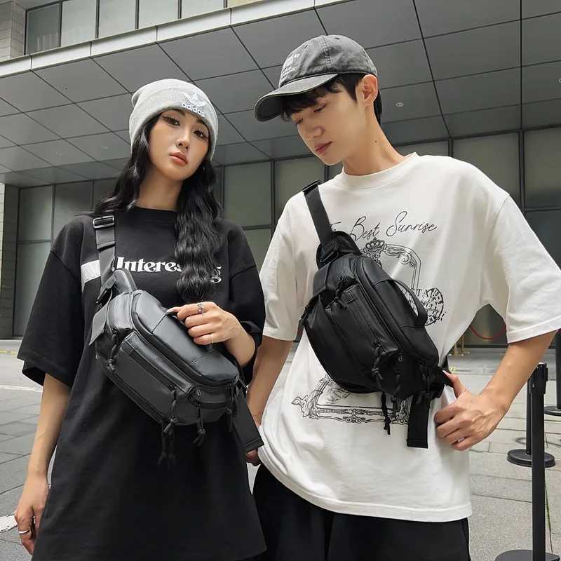 Fashion Hip Hop Casual Sport Ch Bag Men Wen Large Capacity Techwear Style Waterproof Fanny Pack Mtifuncti Crossbody Hand Bag Y251121