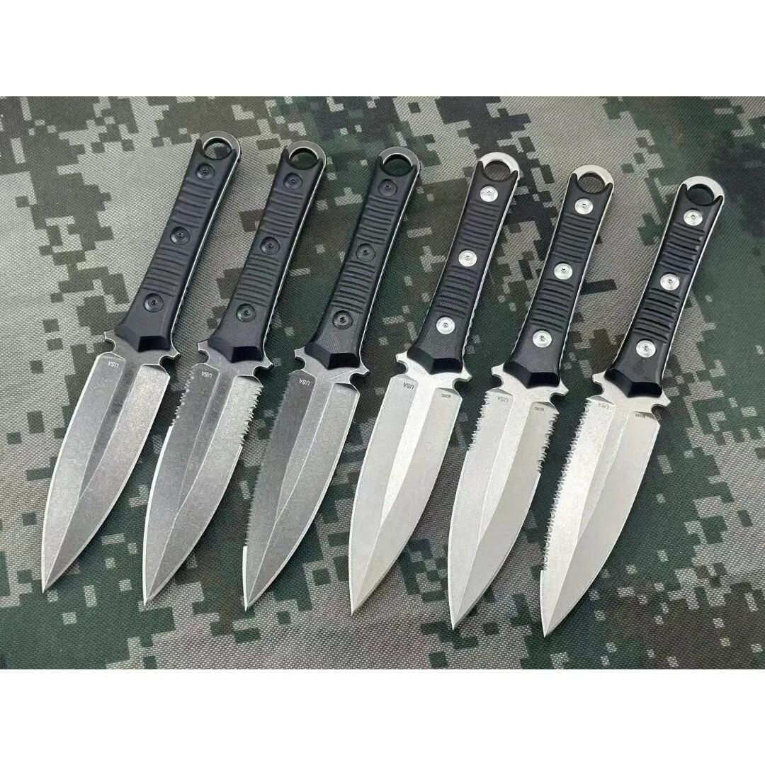 Borka SBK SBD Kitchen Fixed M Steel Blade Black G Handle Precision Cutting Chef Knife