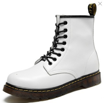 2025 new designer fashion casual couple plus size high top Martin boots men's shoes