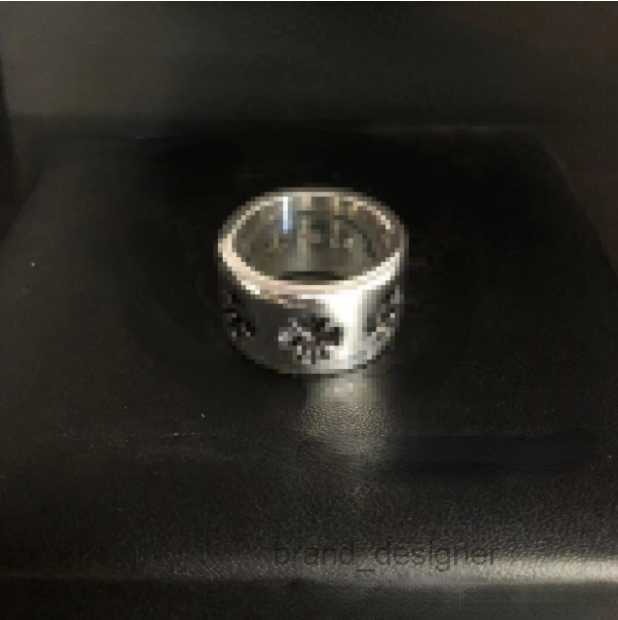 Plated Hip Hop Men and Women High quality Vintage Cross Open Thai Sier Chromers Ring Jewelry gift goodgood Free shipping