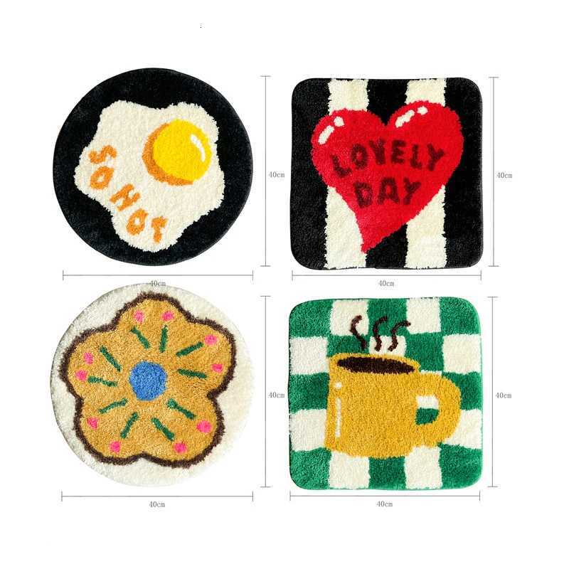 Lovely Tufting Seat Cushion Soft Round Square Floral Coffee Egg Chair Sofa Pad Home Office Warm Decor for Autumn Winter 40x40cm C251121