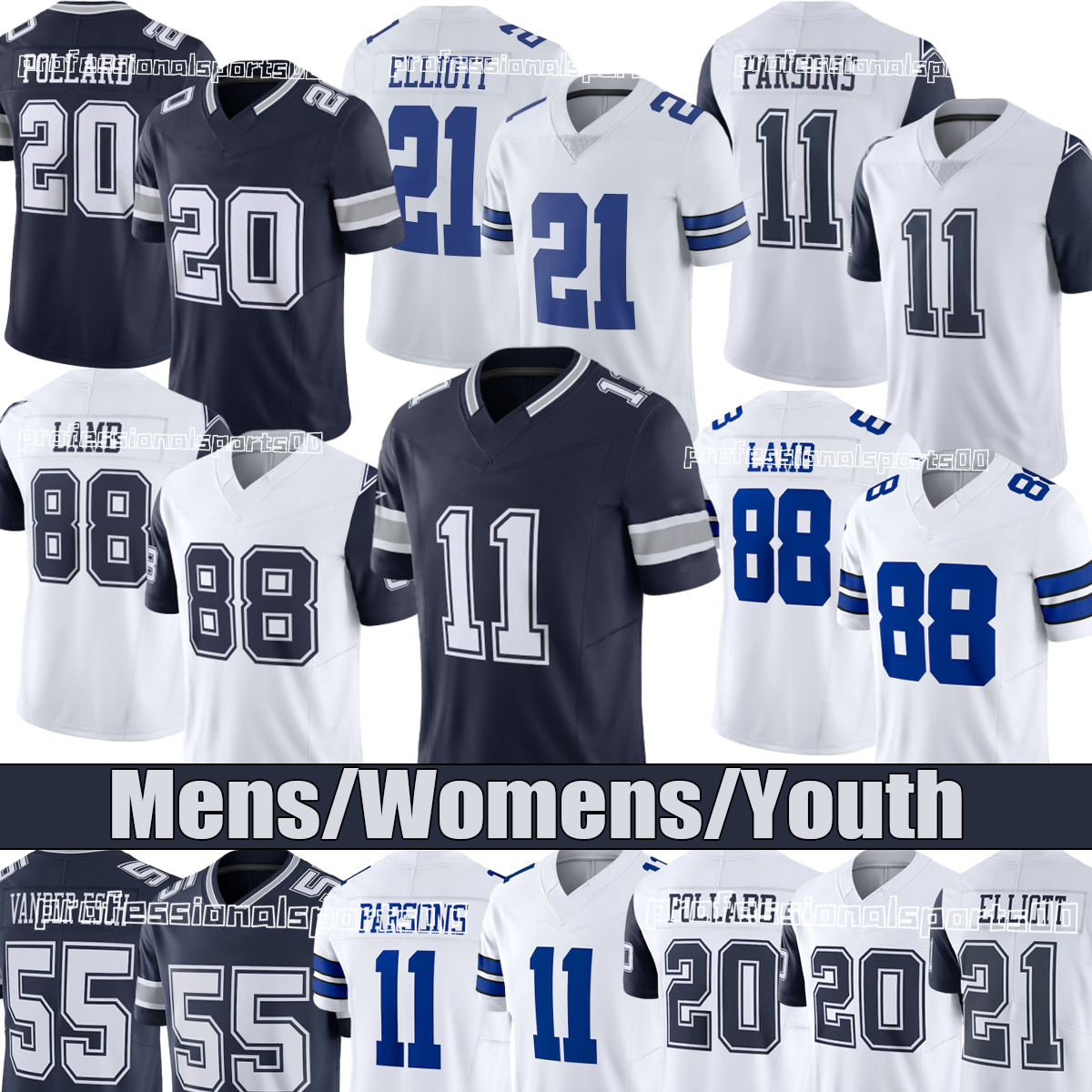 11 Micah Parsons Dallascity Cowboyss jersey 88 CeeDee Lamb Dak Prescott Brandon Aubrey Trevon Diggs DeMarcus Lawrence Football Jerseys