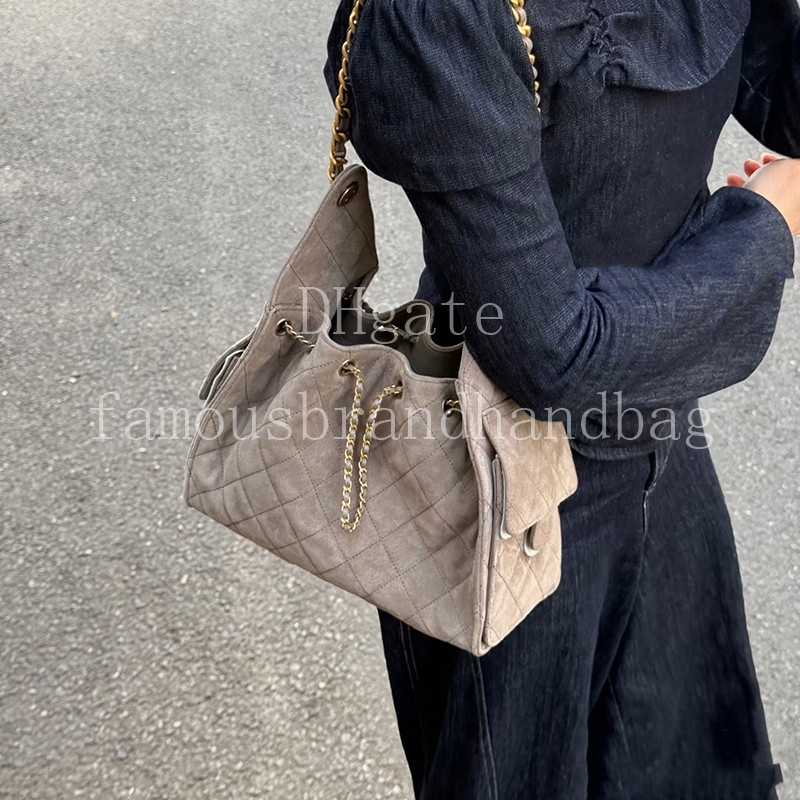 Master quality Small 25 bag Designer Women's Handbag 30CM Designer Hobo Bag Suede Shoulder Bag Calfskin Tote Bag With Box 25CAS5293A4