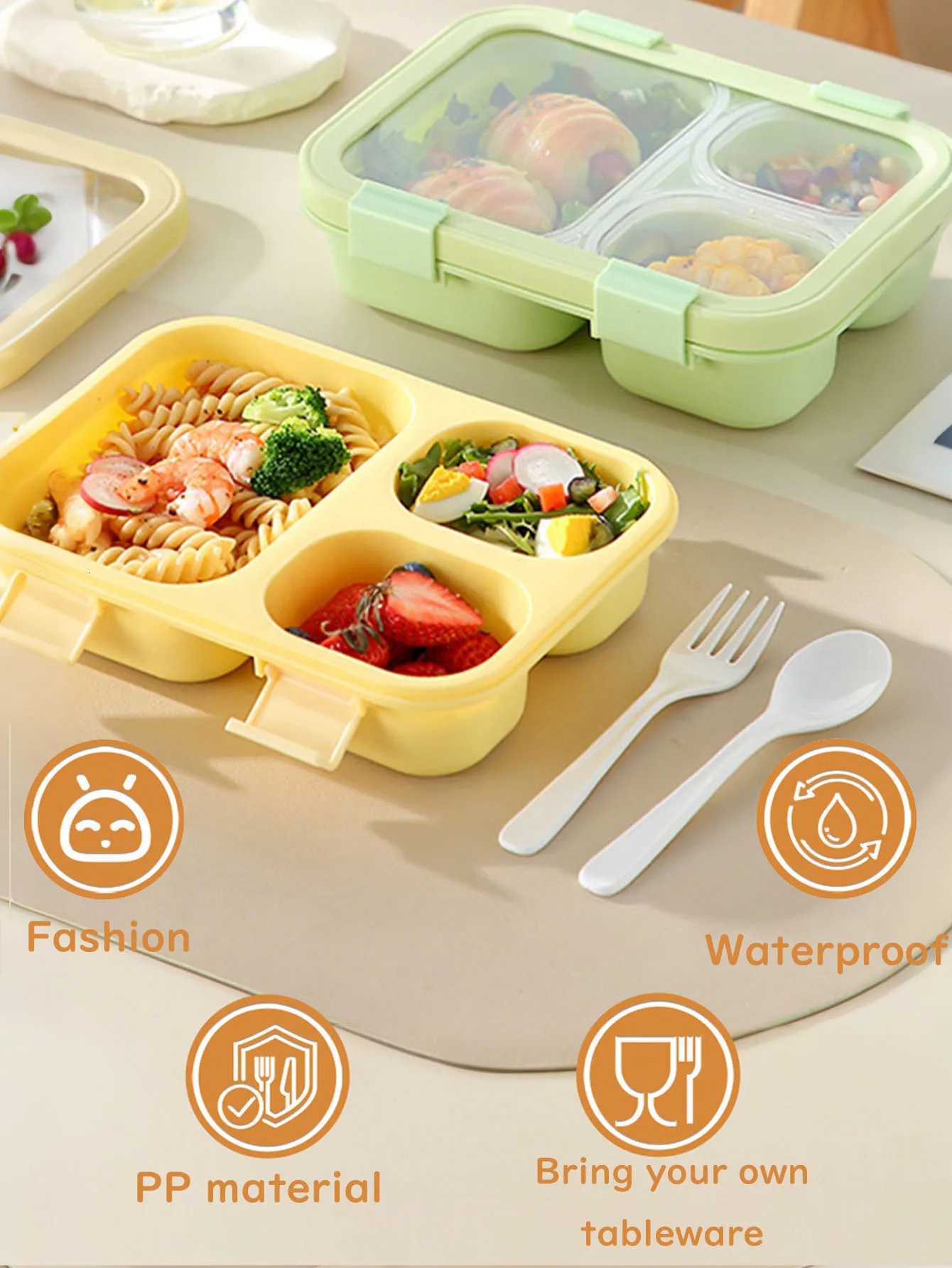 A high-appeal bento box snack lunch box made of food-grade pp material suitable for festival gifts and outdoor picnicsM251121