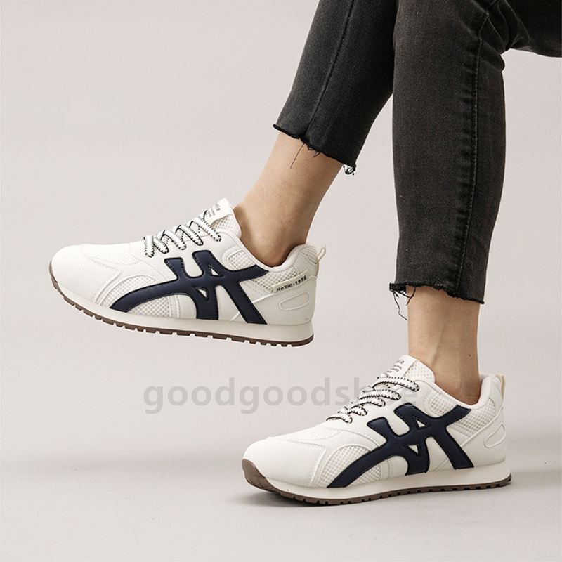 Designer Women Shoes Casual Tenis Sneakers Womens Thick Sole Height-increasing Preppy Style Low Flats Fashion Patchwork Comfortable Sports Outdoor Sho