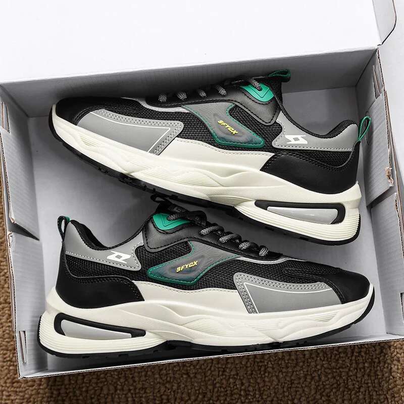 designer sneakers Autumn New Men Casual Fashion Non Slip Sneakers Thick Soled Wear-resistant Work Low-priced Hot Selg Walking Shoes
