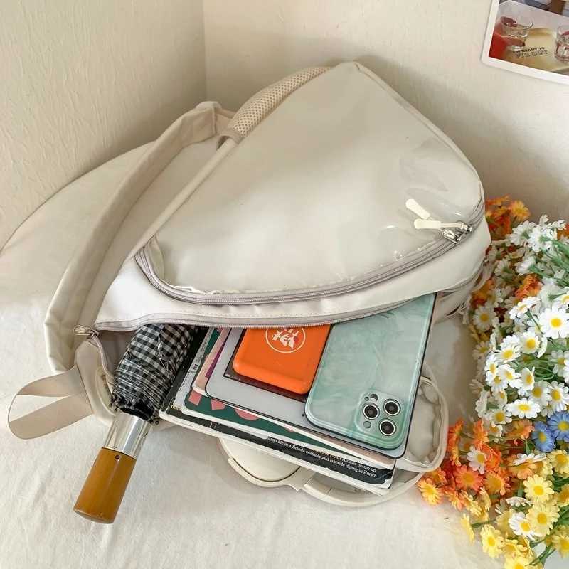 Fashion Casual Travel Transparent Zipper Shoder Bag Vintage Wen All Mah Simple Ita Bag Y2K Girls Fi Crossbody Bags Handbags Y251121