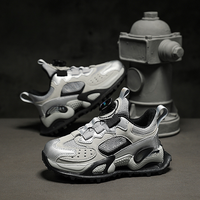 Luminous shoes, sports shoes, comfortable and lightweight running shoes, fashionable and trendy shoes, breathable mesh shoes, casual children's s