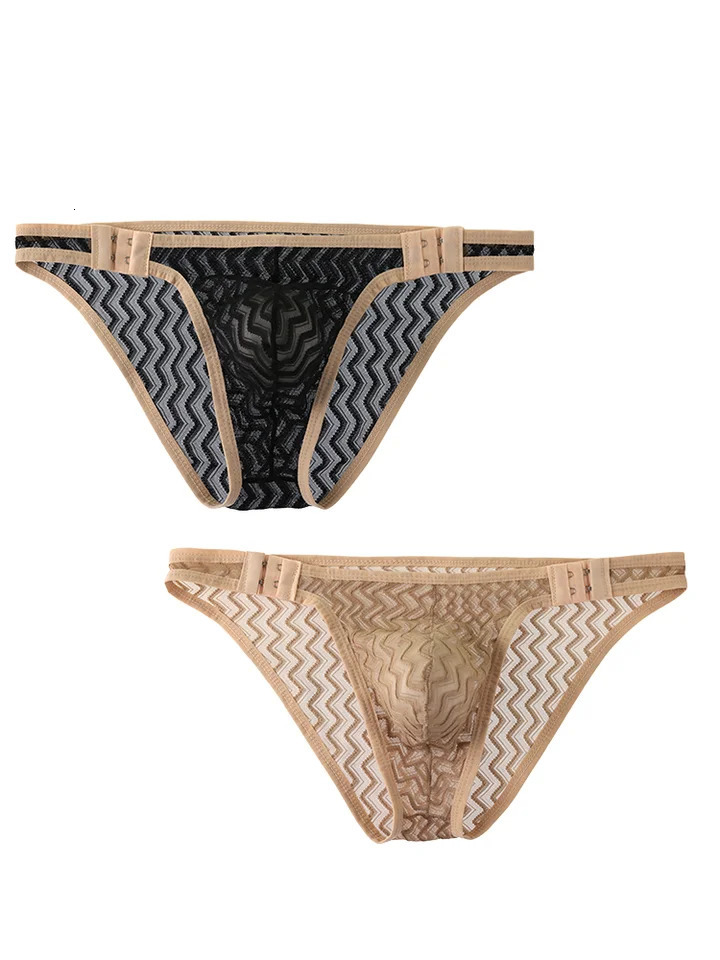 Sexy mens underwear with adjustable waistband breathable fabric youthful and comfortable summer ice silk light 250417