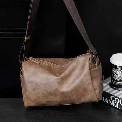 New Soft Leather Mens Shoulder Bag Fashion Design Crossbody Bags For Men Messenger Bag Waterproof Cross Body Shoulder Bag ManT251121