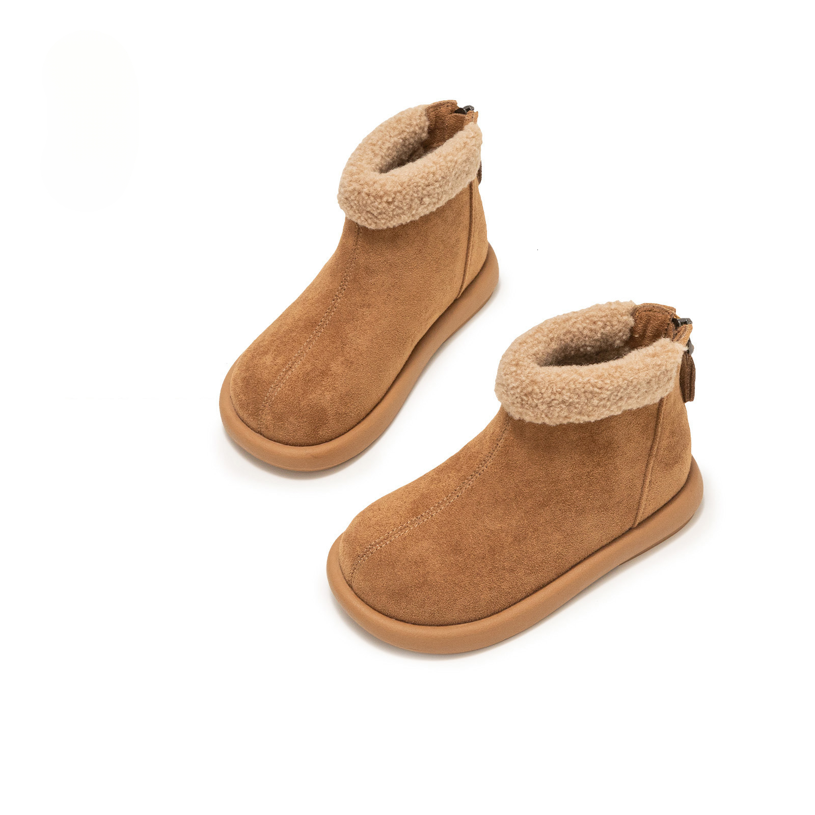 New designer shoes Girls Winter Cotton Boots New Children Girls Short Boots Leather Boots Thickened Cotton Shoes Baby Snow Boots Plus Velvet