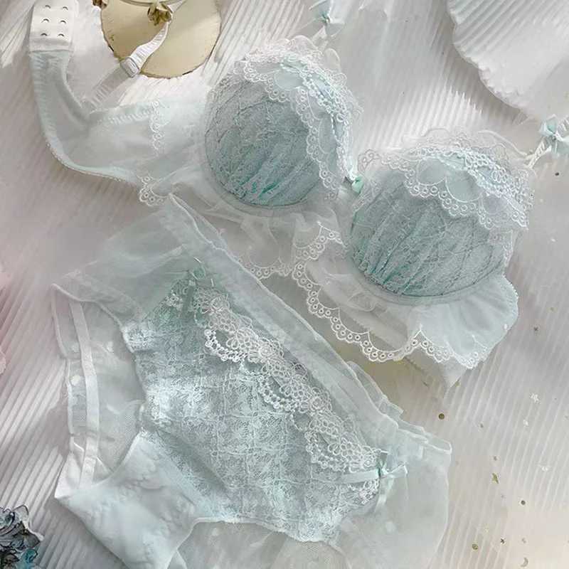 Lace Underwear Set Womens Small Breasts Gather Sexy Pure Desire Sweet Bra Cute BraXJ251106