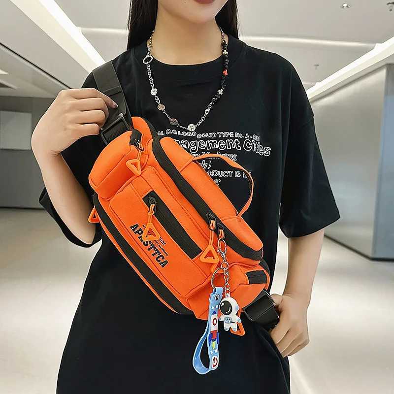 Fashion Orange Black Mtipurpose Motorcycle Sport Ch Bag Outdoor Tactical Waterproof Crossbody Bag Fanny Pack Y251121