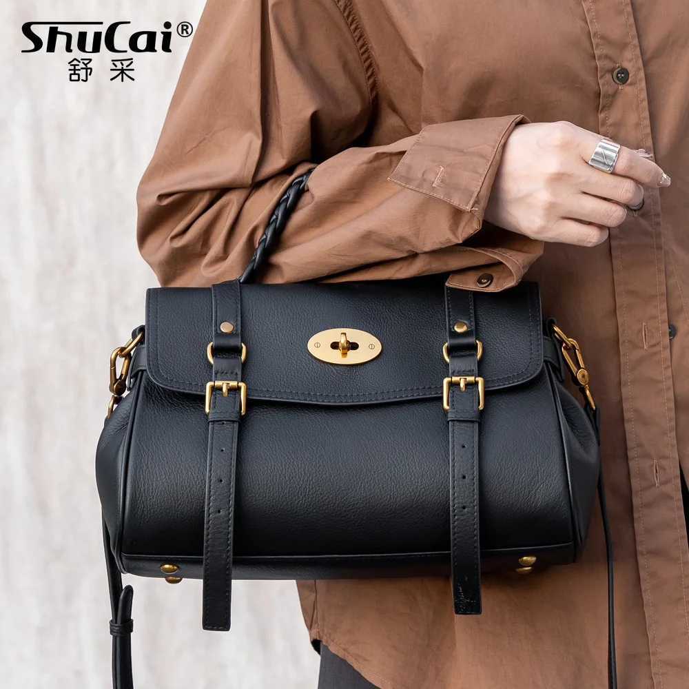 Genuine Grade Cow Leather Wen Large Shoder Crossbody Bag Luxury Designer Brand Ladies Fi Handbag for Wan High Quality Y251121