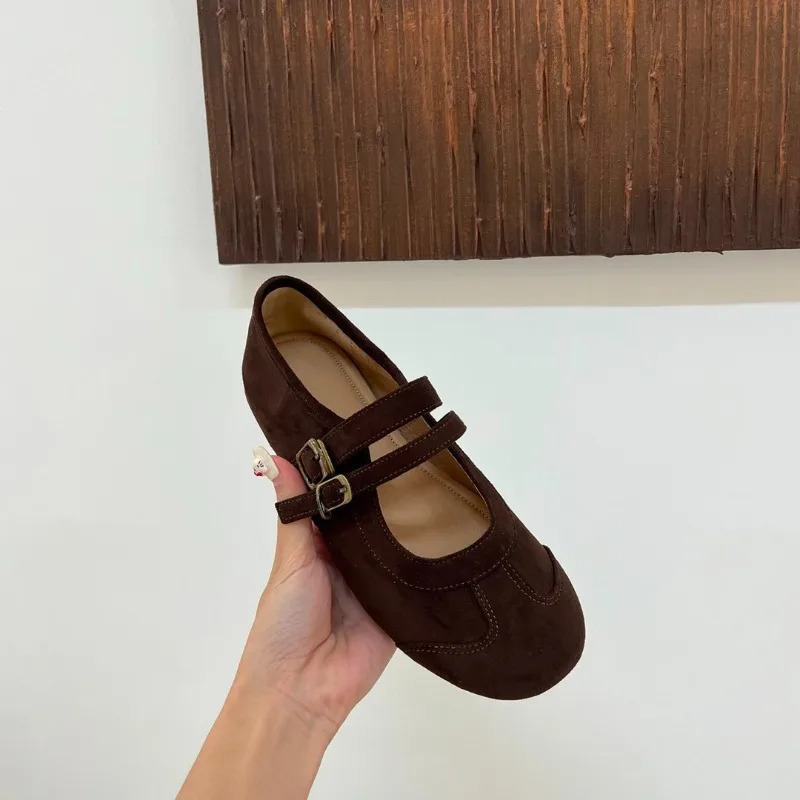 Flat Shoes for Women Fashionable Casual Comfortable Zapatillas De Mujer Ballerina Soft Moccasin Mary Janes 251121