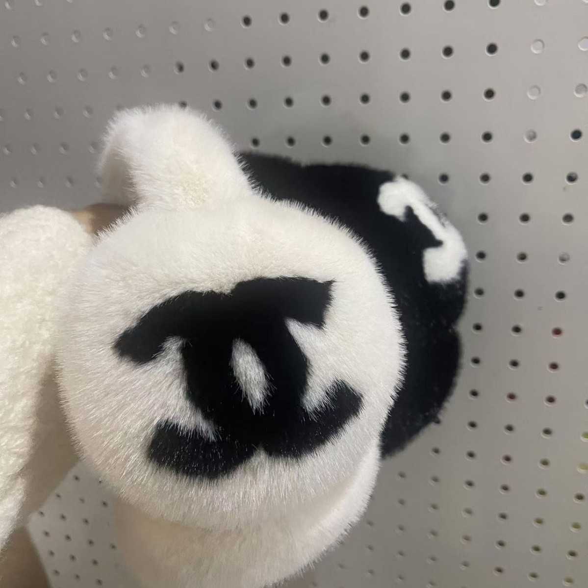 Spliced Fur Plush Ear Winter Warm Scarf Ear H251120