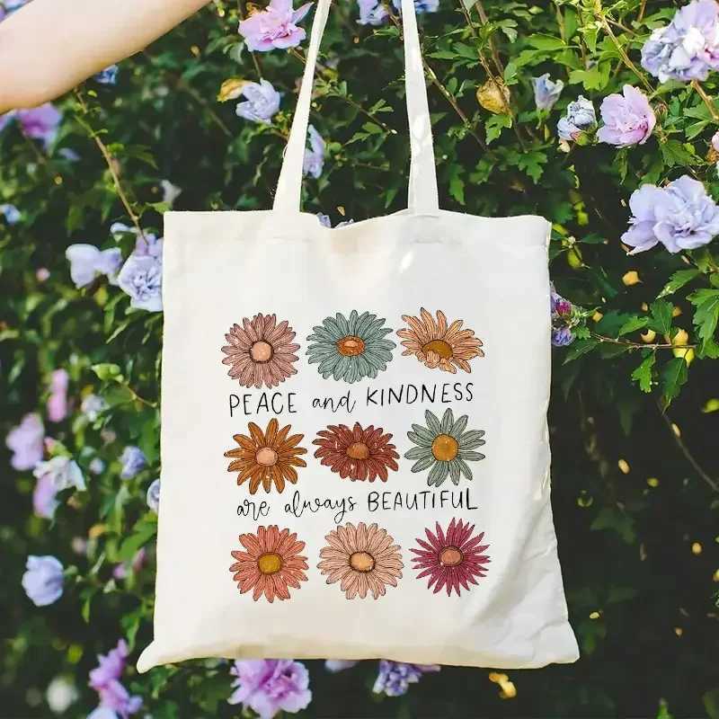 Wildflower Tote Bag Botanical Garden Tote Bag Cottagecore Tote Boho Floral Bridal Party gift Everyday Library Book Shoulder BagT251121