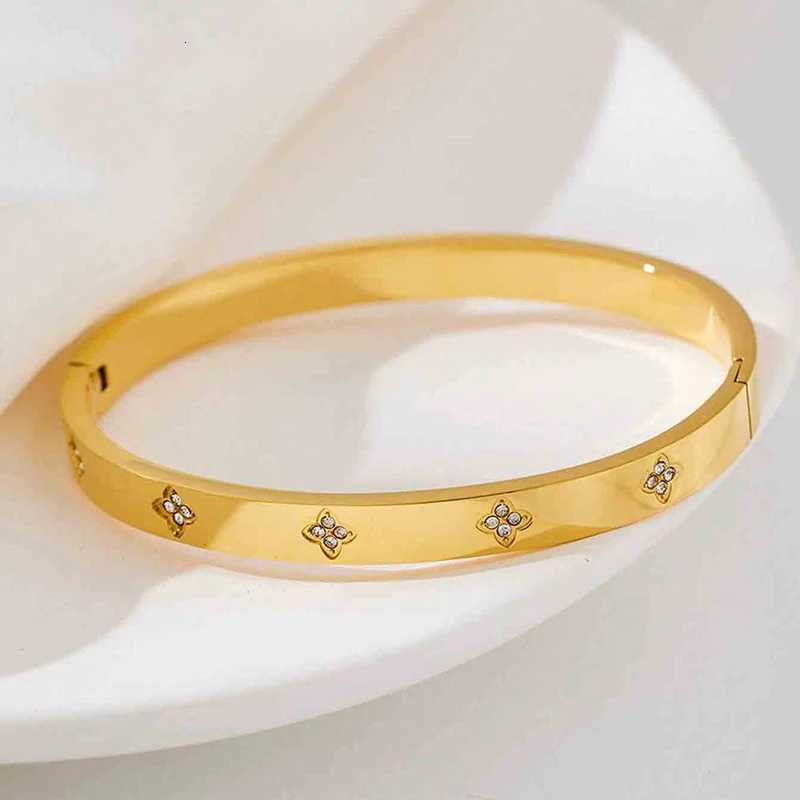 Yupsk 3Pcs Zircon Inlay Stacked Bracelets Suitable For Women Fashionable Party Jewelry Accessory Gift Set To WearW251121