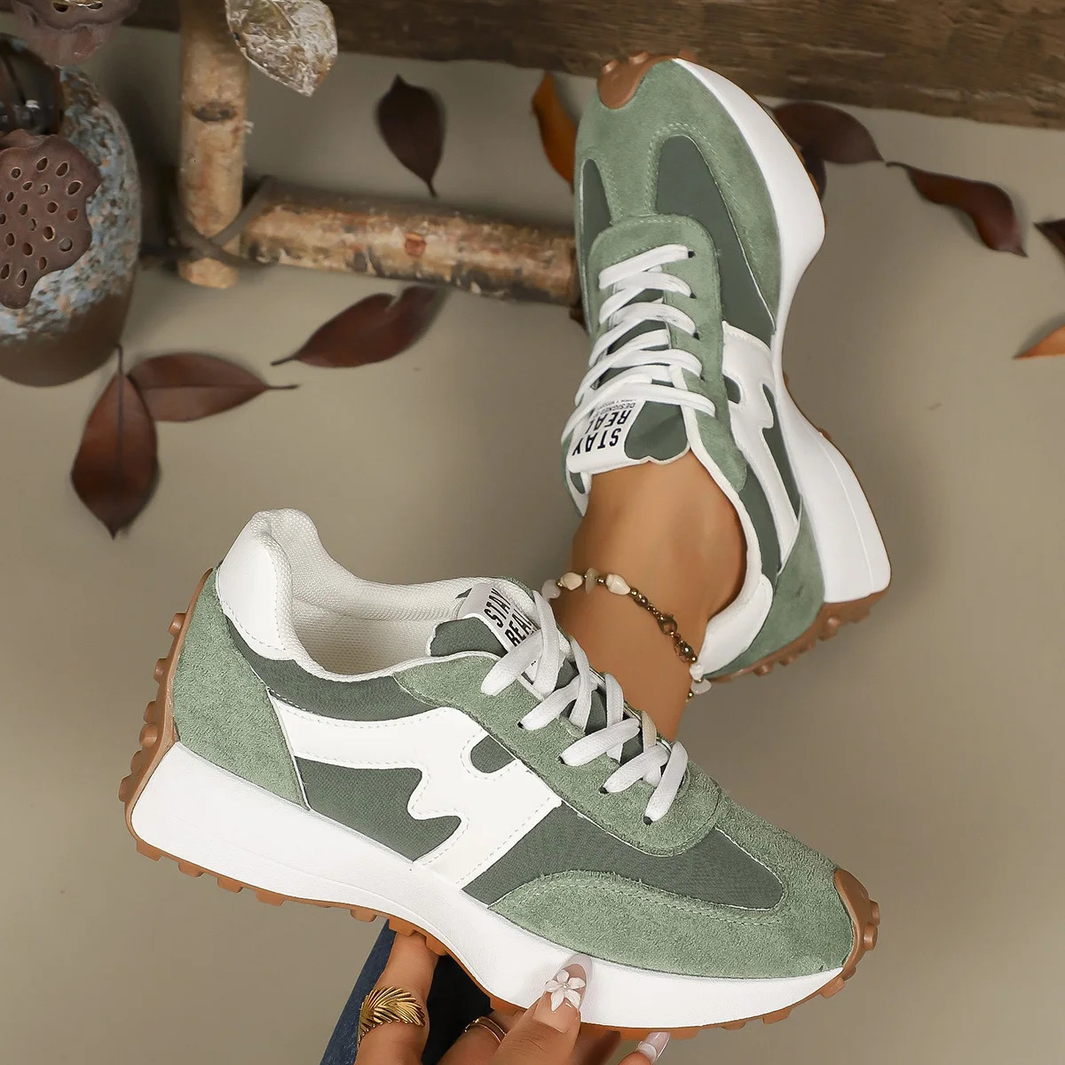 Women Sneakers Spring Autumn Platform Vulcanize Shoes Casual Light Flat Breathable Zapatos De Mujer 251121