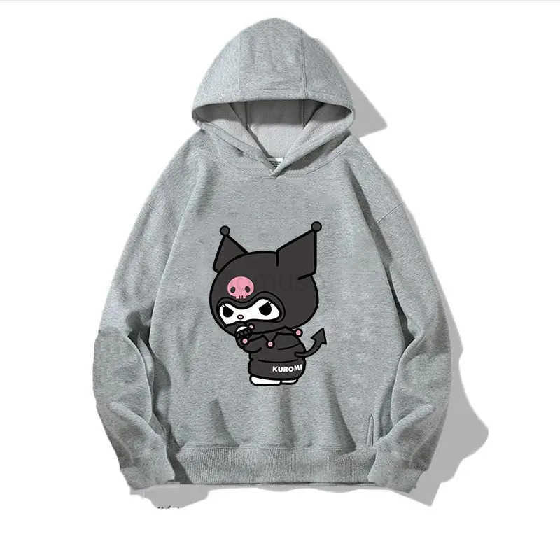 Sanrio SanrioCuteClow Print Beige Sweatshirt for Boys and Girls - Comfortable and Warm Autumn/Winter - Available in Boy and Girl Styles H251121