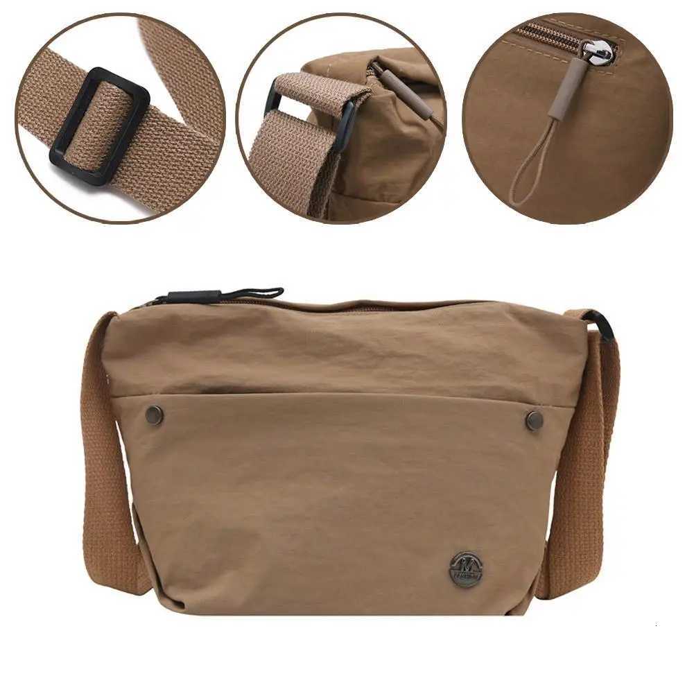 Casual Lightweight Tote Bag Versatile For Outdoor Use Simple And Portable Solid Color Single Shoulder Crossbody Bag Womens BagT251121