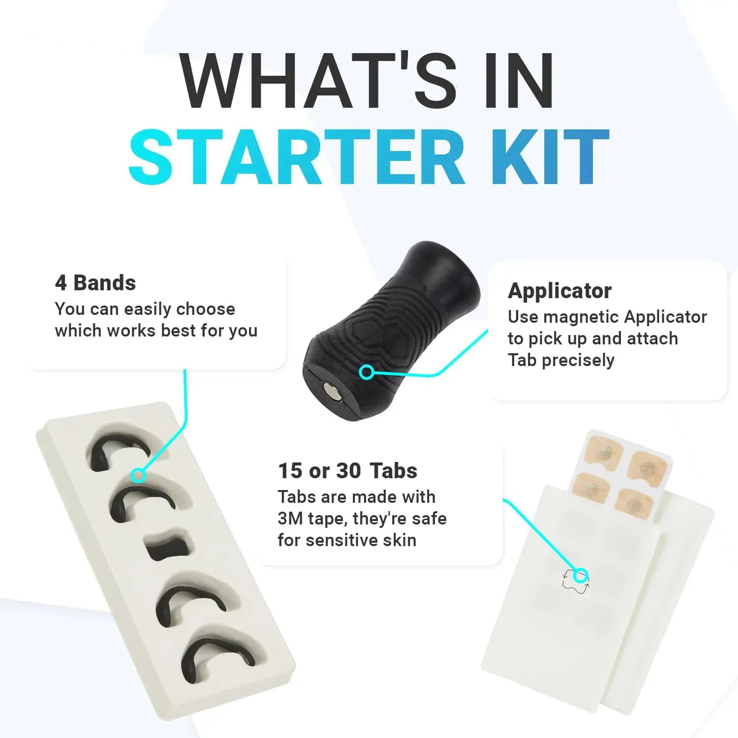 40 Pairs Magnetic Nasal Strips Nasal Breathing Dilators Kits Increase Air Intake Improve Sleeping Reduce Snoring for Nighttime 250421